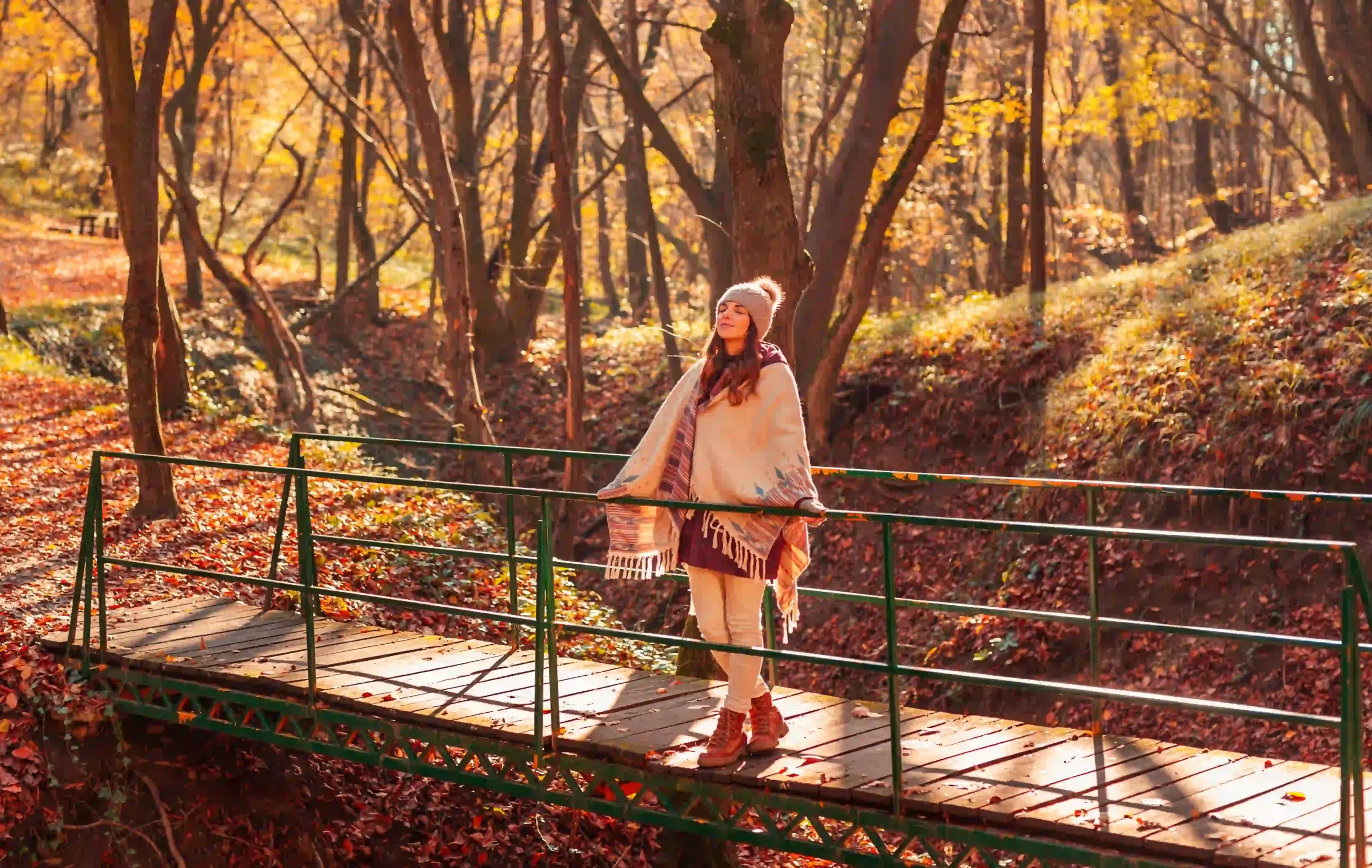 woman-enjoying-sunny-autumn-day